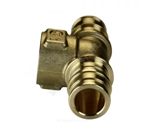 Тройник для PE-X труб радиальный латунь Дн 25х3/4"х25 ВР GX154 Giacomini GX154Y045