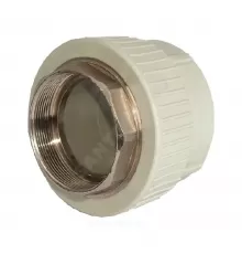 Муфта PP-R комбинированная под ключ серая Дн 40х1 1/4" ВР RTP (РосТурПласт) 15908