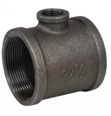 Тройник переходной чугун Ду 20х15 (3/4"х1/2") ВР/ВР Fittex PLUS