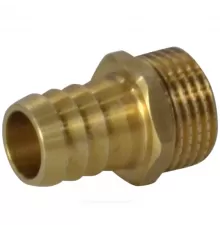 Переходник штуцерный латунь неразъемный для шланга Дн 12х1/2" НР SantechSystems