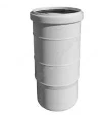 Патрубок PP-M компенсационный бесшумный белый Дн 110 б/нап в/к 2381073