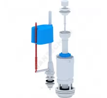 Арматура для бачка сливная/наливная Эконом 1/2" нижнее подключение шток белый АНИ Пласт WC4550