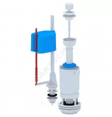 Арматура для бачка сливная/наливная Эконом 1/2" нижнее подключение шток белый АНИ Пласт WC4550