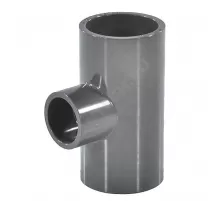 Тройник НПВХ переходной Дн 75х32х90гр Ру10 под клеевое соединение Агригазполимер 206-008