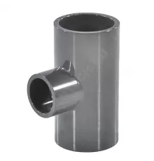 Тройник НПВХ переходной Дн 110х90х90гр Ру10 под клеевое соединение Агригазполимер 206-016