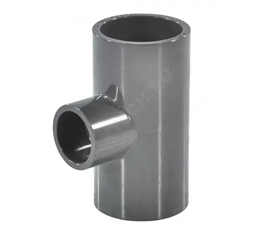 Тройник НПВХ переходной Дн 75х32х90гр Ру10 под клеевое соединение Агригазполимер 206-008