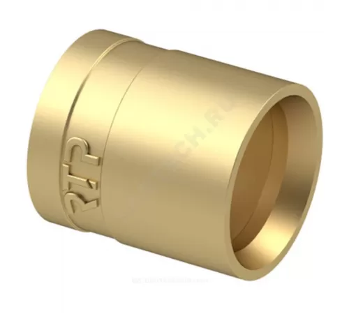 Гильза для PE-X/PE-RT труб аксиальная латунь Дн 20 RTP (РосТурПласт) 28337