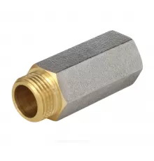 Удлинитель латунь никель Ду 15 (1/2") L=100мм ВР/НР Aquasfera 9038-10