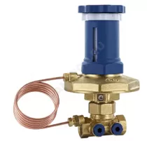 Клапан балансировочный автомат латунь Ду 40 G1 1/2" Ру16 Тмакс=110 оС ВР 5-30 кПа Kvs=11.72м3/ч без ниппелей OR 0610.042