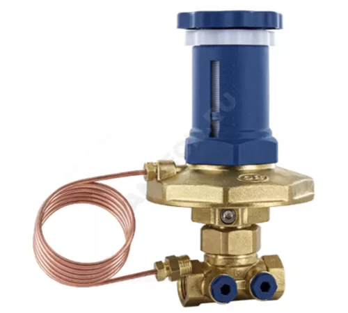 Клапан балансировочный автомат латунь Ду 40 G1 1/2" Ру16 Тмакс=110 оС ВР 5-30 кПа Kvs=11.72м3/ч без ниппелей OR 0610.042