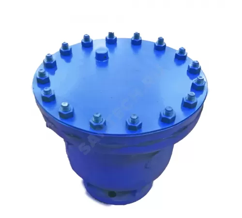 Вантуз автоматический однокамерный двойного действия чугун В6 Ду 50 Ру10 фл вертикальный Луидор