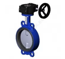 Затвор дисковый поворотный чугун VPI4449-08EP Ду 50 Ру16 межфл с редуктором диск нерж манжета EPDM Tecofi VPI4449-08EP0050