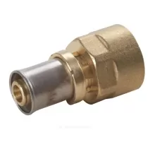 Муфта для МП/PE-X труб латунь пресс Дн 32х1" ВР RM109 Giacomini RM109Y059