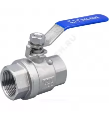Кран шаровой нерж SS304 Ду 40 Ру63 ВР L=93мм полнопроходной Benarmo