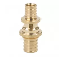 Муфта для PE-X труб аксиальная латунь Дн 25х16 переходная MX Рехау 11080421001