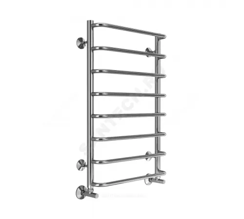 Полотенцесушитель водяной нерж сталь Лесенка (1/2") ВР 500х800мм 8П нижнее подключение Стандарт Терминус 4670078530370