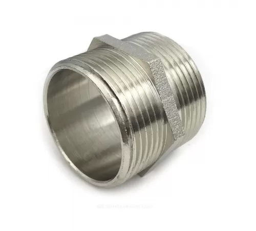 Ниппель латунь никель Ду 50 (2") НР SantechSystems