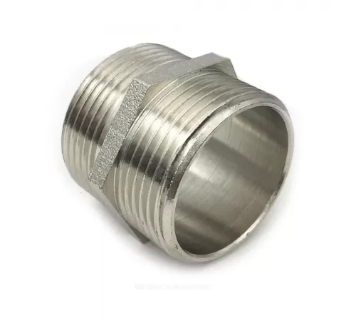 Ниппель латунь никель Ду 50 (2") НР SantechSystems