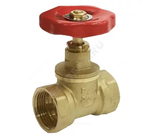 Клапан запорный латунь 15б1п Ду 15 Ру16 ВР прямой SantechSystems