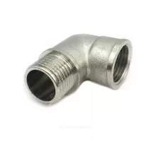 Угольник латунь никель Ду 20 (3/4") ВР/НР SantechSystems