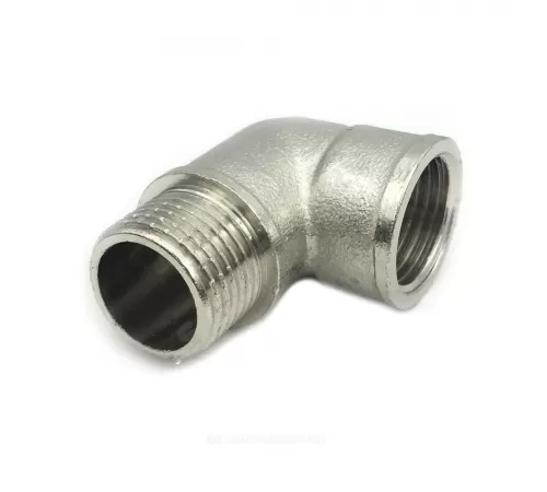 Угольник латунь никель Ду 20 (3/4") ВР/НР SantechSystems