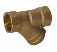 Фильтр сетчатый Y-образный латунь Ду 32 Ру20 1 1/4" ВР ФС с пробкой SantechSystems