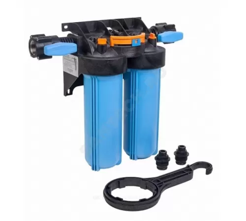 Корпус фильтра 1 М Т2 1" ВР 2-ст без картриджей Slim Line 10" Джилекс 9095