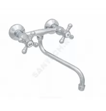 Смеситель для кухонной мойки двуручный излив Д18 ЭКО ЦС-СМ 294 К М_Крест Центр Сантехники (Подольск) ЭМ910305