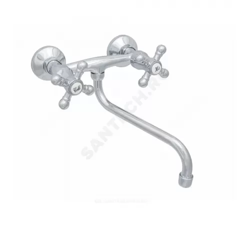 Смеситель для кухонной мойки двуручный излив Д18 ЭКО ЦС-СМ 294 К М_Крест Центр Сантехники (Подольск) ЭМ910305