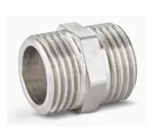 Ниппель латунь никель Ду 25 (1") НР LD LD.67.501.25