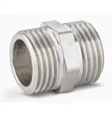 Ниппель латунь никель Ду 50 (2") НР LD LD.67.501.50