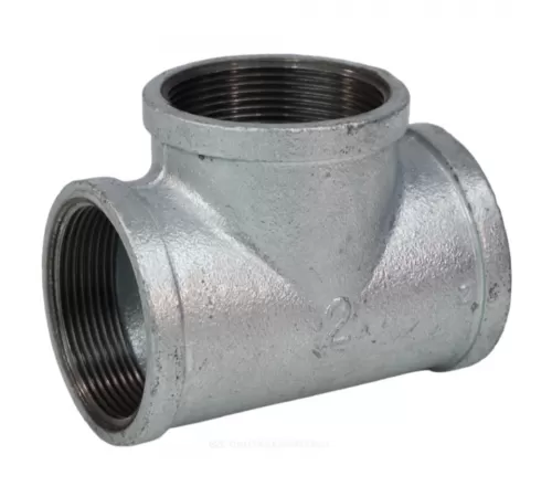 Тройник прямой чугун оц Ду 20 (3/4") ВР/ВР Fittex PLUS