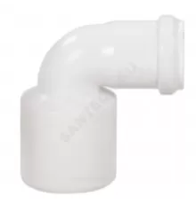 Отвод PP-H переходной белый HT HTBR Дн 32х50 б/нап в/к Ostendorf 521412