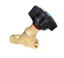 Клапан балансировочный ручной латунь STAD.BY-3 Ду 32 G1 1/4" Ру16 ВР Kvs=12.83м3/ч без ниппелей Цветлит ZW20055