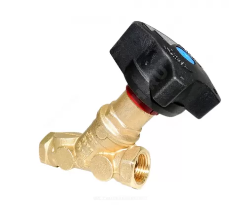 Клапан балансировочный ручной латунь STAD.BY-3 Ду 15 G1/2" Ру16 ВР Kvs=2.97м3/ч без ниппелей Цветлит ZW20052