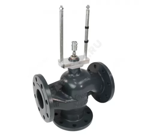 Клапан регулирующий чугун TRV-3 смесительно-разделительный Ду 100 Ру16 фл Kvs=125м3/ч под электропривод Теплосила TRV-3-100-125