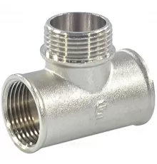 Тройник латунь никель Ду 20 (3/4") ВР/НР/ВР SantechSystems