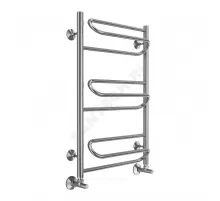 Полотенцесушитель водяной нерж сталь Лесенка (1/2") ВР 500х800мм 9П нижнее подключение Юпитер Терминус 4670078530448