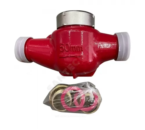 Счётчик г/в крыльчатый многоструйный Ду 50 Ру16 Qn=15 м3/ч 90С L=300мм резьба В/К ВК-Г Метер