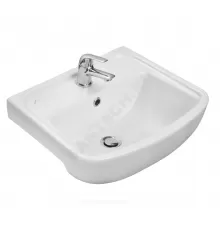 Умывальник подвесной Лонги 55 1 отверстие под смеситель по центру Santek 1.WH50.1.755