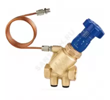 Клапан балансировочный автомат латунь 718LP Ду 25 G1" Ру25 Тмакс=120 оС ВР 5-30 кПа Kvs=5м3/ч без ниппелей Cimberio CIM 718LP/2NYL 1