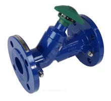 Клапан балансировочный ручной чугун Ду 40 Ру16 Тмакс=120 оС фл Kvs=34.8м3/ч с измерительными ниппелями Benarmo