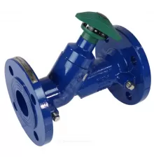 Клапан балансировочный ручной чугун Ду 65 Ру16 Тмакс=120 оС фл Kvs=78.5м3/ч с измерительными ниппелями Benarmo