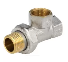 Тройник латунь никель Ду 15 (1/2") ВР/ВР/нак/гайка 9030 ГОСТ 32585-2013 Aquasfera 9030-01