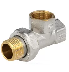 Тройник латунь никель Ду 15 (1/2") ВР/ВР/нак/гайка 9030 ГОСТ 32585-2013 Aquasfera 9030-01