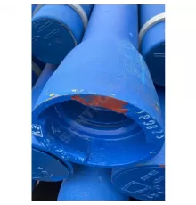 Труба чугун ВЧШГ RJ/ВРС Ду 100 L=6м раструбная с ЦПП с наружным цинково-алюминиевым и лаковым покрытием Свободный Сокол