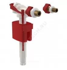 Арматура для бачка наливная 3/8" и 1/2" боковое подключение Alca Plast A160UNI