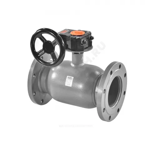 Кран шаровой сталь КШ.Ц.Ф.Р Ду 300 Ру16 фл L=750мм с редуктором LD КШ.Ц.Ф.Р.300/250.016.Н/П.02