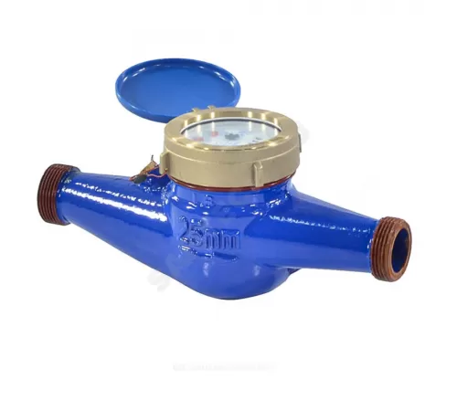 Счётчик х/в крыльчатый многоструйный Ду 32 Ру16 40С L=260мм резьба В/К ЭКОМЕРА Э-32Х-260-СК