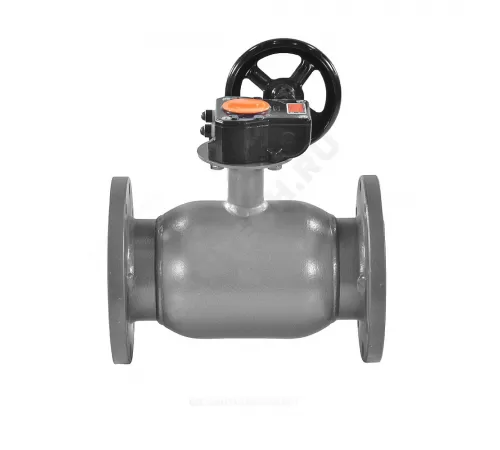 Кран шаровой сталь КШ.Ц.Ф.Р Ду 300 Ру16 фл L=750мм с редуктором LD КШ.Ц.Ф.Р.300/250.016.Н/П.02